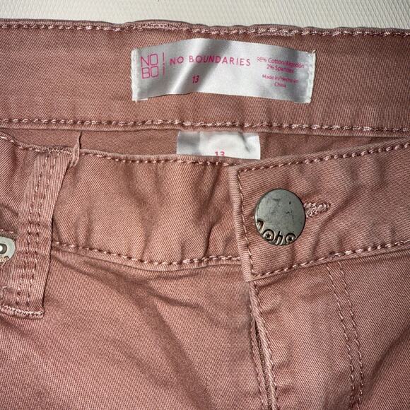 No Boundaries Pink Pants Juniors - Size 13 - Picture 2 of 6